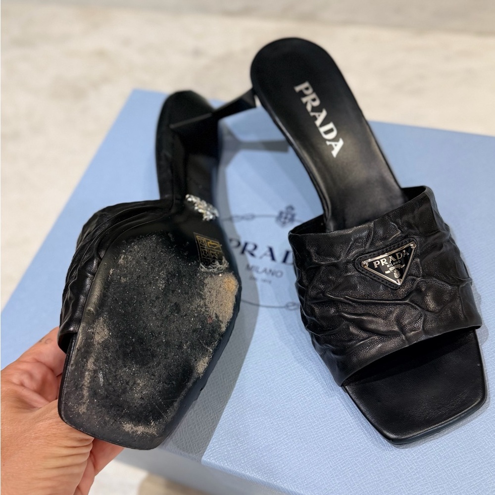 Prada Black Women's Sandal - Picture 3 of 4